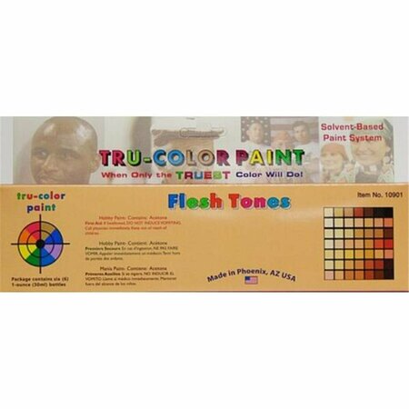 TRU-COLOR PAINT Paint Set, Flesh Tones TCP10901